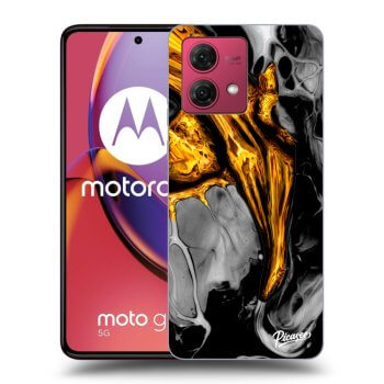 Husă pentru Motorola Moto G84 5G - Black Gold