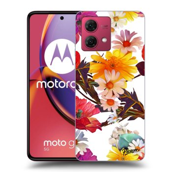 Picasee husă neagră din silicon pentru Motorola Moto G84 5G - Meadow
