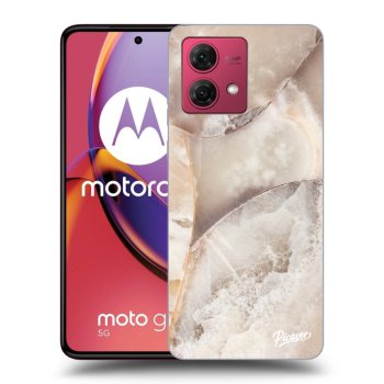 Husă pentru Motorola Moto G84 5G - Cream marble