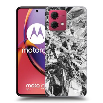 Picasee husă neagră din silicon pentru Motorola Moto G84 5G - Chrome