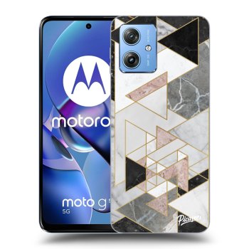 Picasee husă neagră din silicon pentru Motorola Moto G54 5G - Light geometry