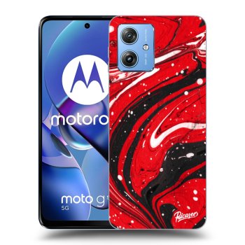 Husă pentru Motorola Moto G54 5G - Red black