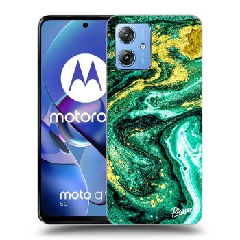 Husă pentru Motorola Moto G54 5G - Green Gold