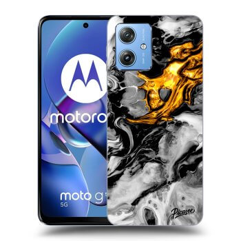 Husă pentru Motorola Moto G54 5G - Black Gold 2