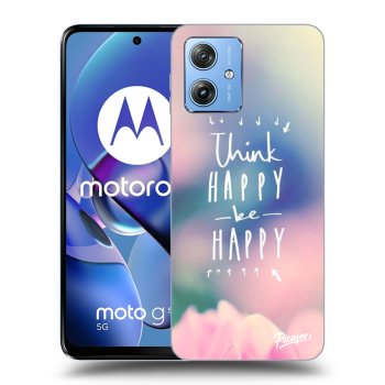 Husă pentru Motorola Moto G54 5G - Think happy be happy