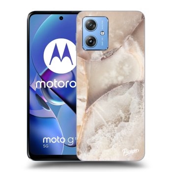 Husă pentru Motorola Moto G54 5G - Cream marble