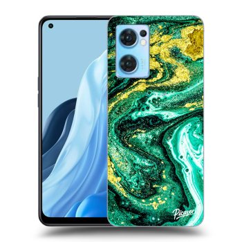 Husă pentru OPPO Reno 7 5G - Green Gold