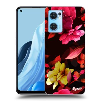 Husă pentru OPPO Reno 7 5G - Dark Peonny