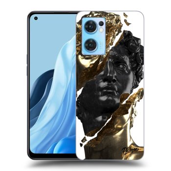 Husă pentru OPPO Reno 7 5G - Gold - Black