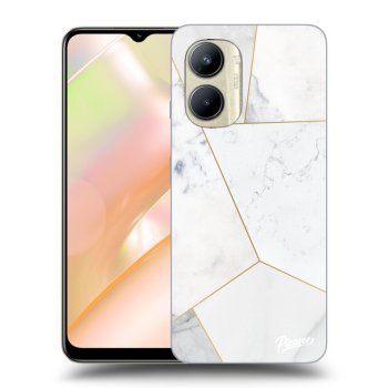 Husă pentru Realme C33 (2023) - White tile