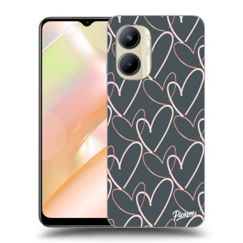 Picasee husă transparentă din silicon pentru Realme C33 (2023) - Lots of love