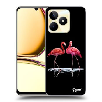Husă pentru Realme C53 - Flamingos couple