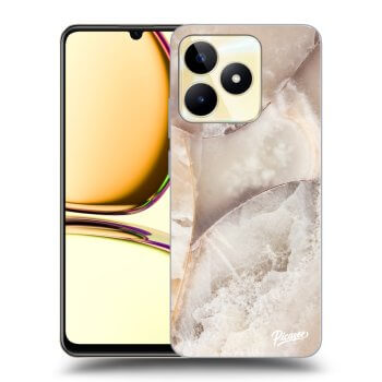 Husă pentru Realme C53 - Cream marble