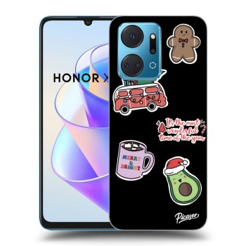 Picasee ULTIMATE CASE pentru Honor X7a - Christmas Stickers