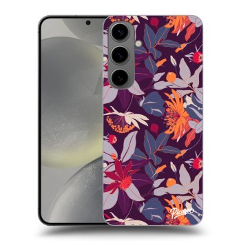 Husă pentru Samsung Galaxy S24+ S926B 5G - Purple Leaf