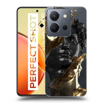 Husă pentru Vivo Y36 4G - Gold - Black