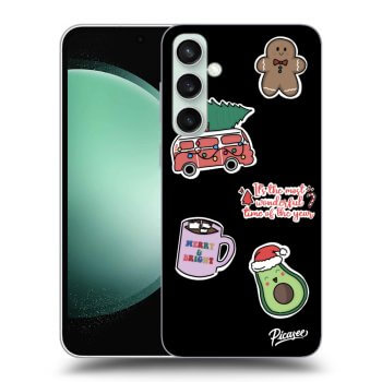 Picasee ULTIMATE CASE PowerShare pentru Samsung Galaxy S23 FE S711B - Christmas Stickers