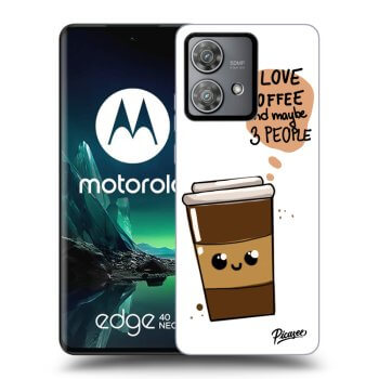 Husă pentru Motorola Edge 40 Neo - Cute coffee