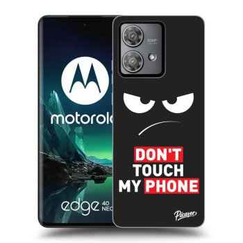 Husă pentru Motorola Edge 40 Neo - Angry Eyes - Transparent