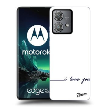 Husă pentru Motorola Edge 40 Neo - I love you