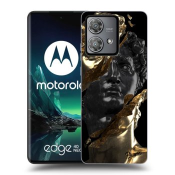 Husă pentru Motorola Edge 40 Neo - Gold - Black