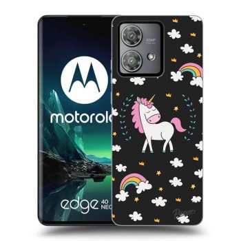 Husă pentru Motorola Edge 40 Neo - Unicorn star heaven