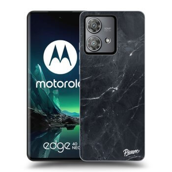 Husă pentru Motorola Edge 40 Neo - Black marble