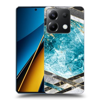 Husă pentru Xiaomi Poco X6 - Blue geometry