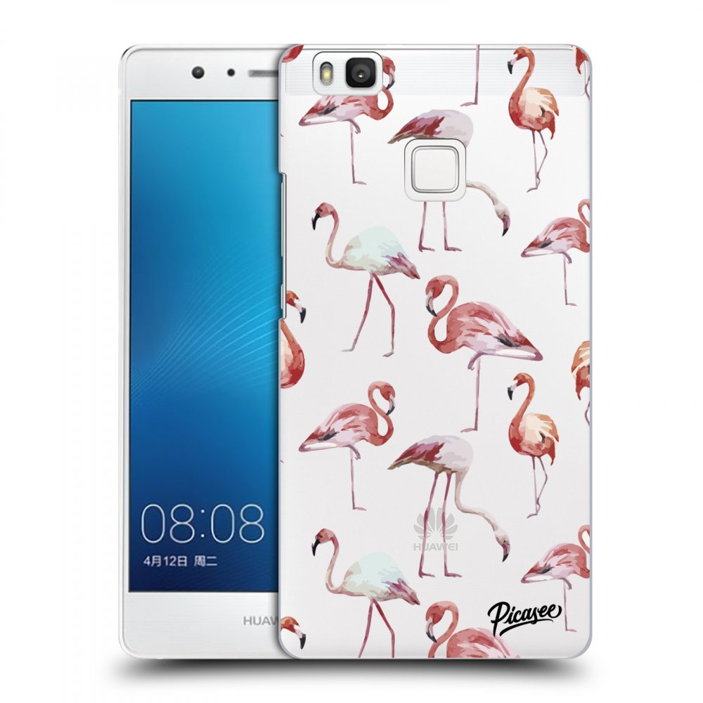 Picasee husă transparentă din silicon pentru Huawei P9 Lite - Flamingos