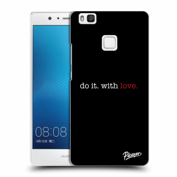 Picasee husă neagră din silicon pentru Huawei P9 Lite - Do it. With love.