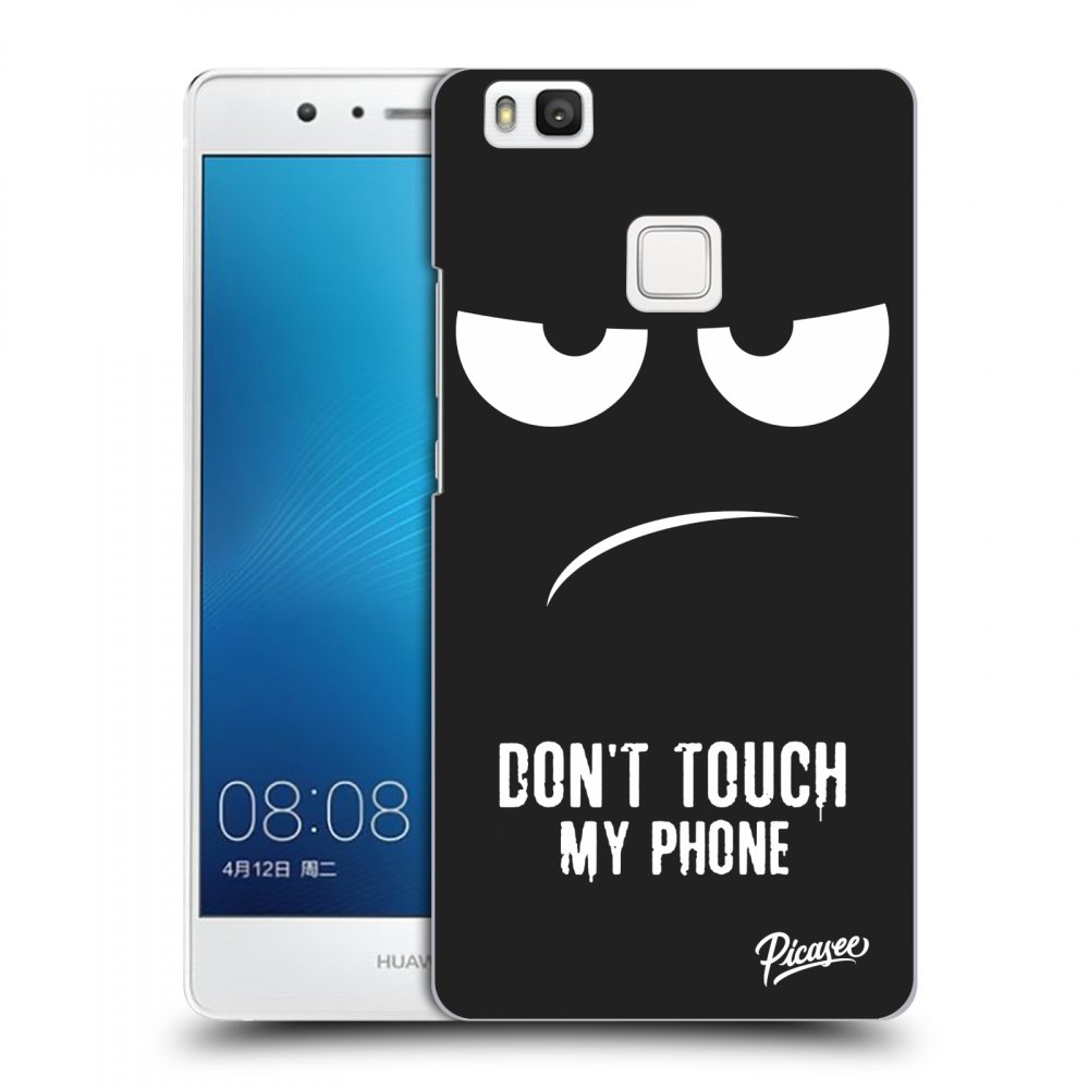 Picasee husă neagră din silicon pentru Huawei P9 Lite - Don't Touch My Phone