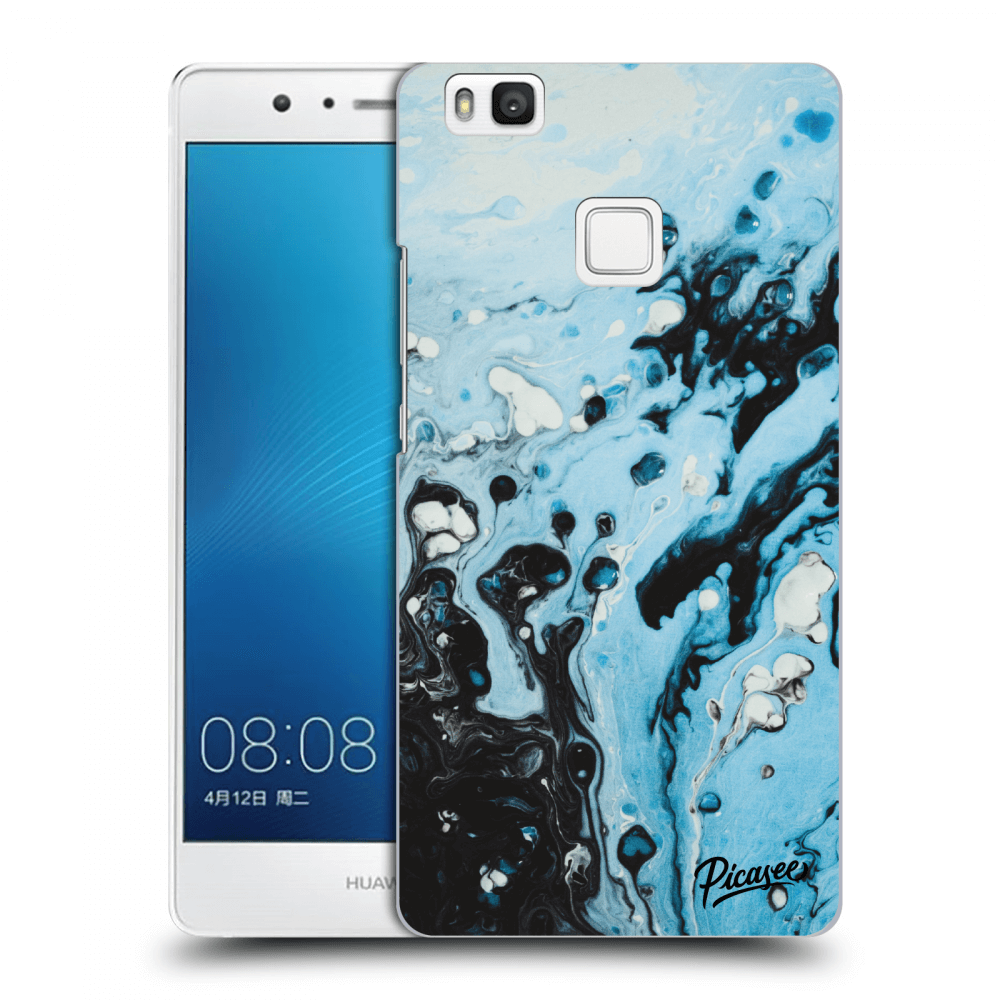 Picasee husă transparentă din silicon pentru Huawei P9 Lite - Organic blue