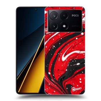 Husă pentru Xiaomi Poco X6 Pro - Red black