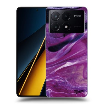 Husă pentru Xiaomi Poco X6 Pro - Purple glitter