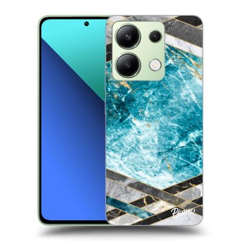 Husă pentru Xiaomi Redmi Note 13 5G - Blue geometry