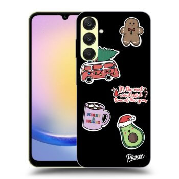 Picasee ULTIMATE CASE pentru Samsung Galaxy A25 A256B 5G - Christmas Stickers