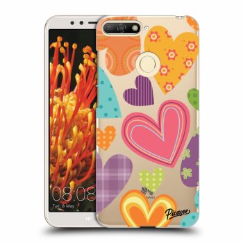 Husă pentru Huawei Y6 Prime 2018 - Colored heart