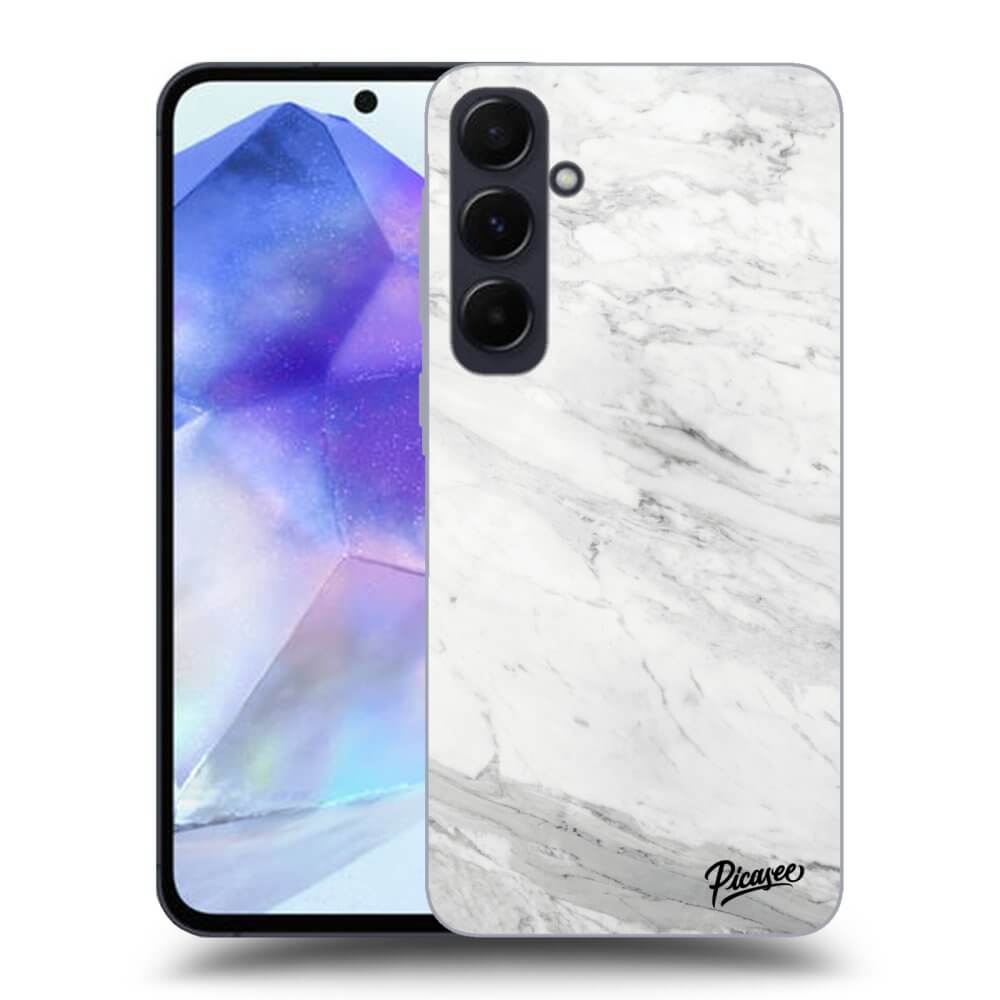 Picasee ULTIMATE CASE pentru Samsung Galaxy A55 A556B - White marble