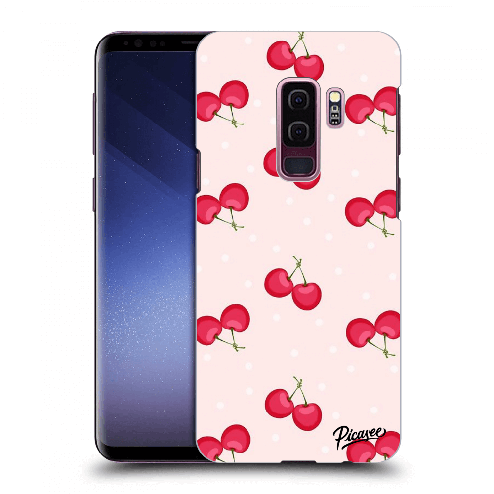 Picasee husă neagră din silicon pentru Samsung Galaxy S9 Plus G965F - Cherries
