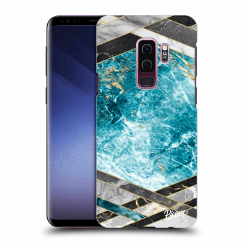 Husă pentru Samsung Galaxy S9 Plus G965F - Blue geometry