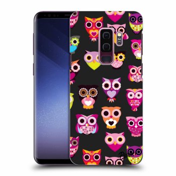 Picasee husă neagră din silicon pentru Samsung Galaxy S9 Plus G965F - Owls