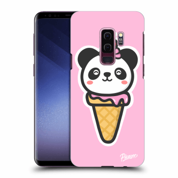 Picasee husă neagră din silicon pentru Samsung Galaxy S9 Plus G965F - Ice Cream Panda