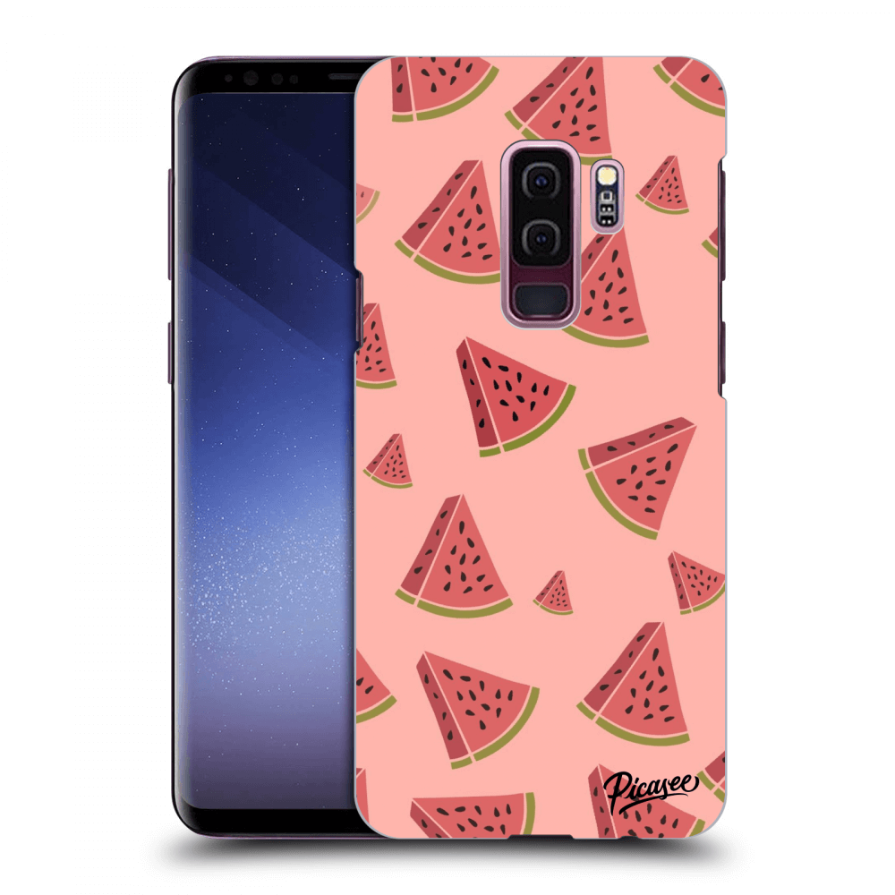 Picasee husă neagră din silicon pentru Samsung Galaxy S9 Plus G965F - Watermelon