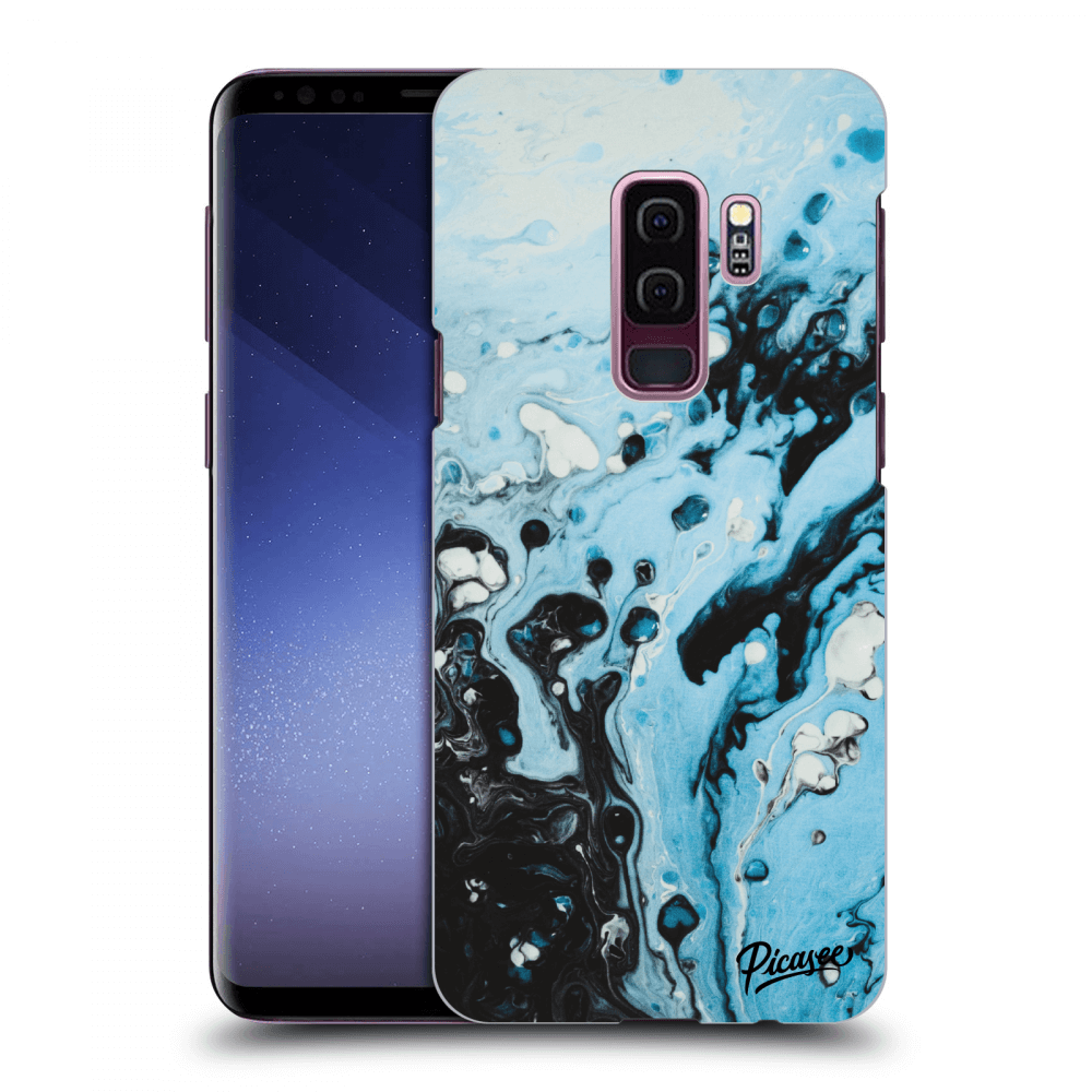 Picasee husă neagră din silicon pentru Samsung Galaxy S9 Plus G965F - Organic blue