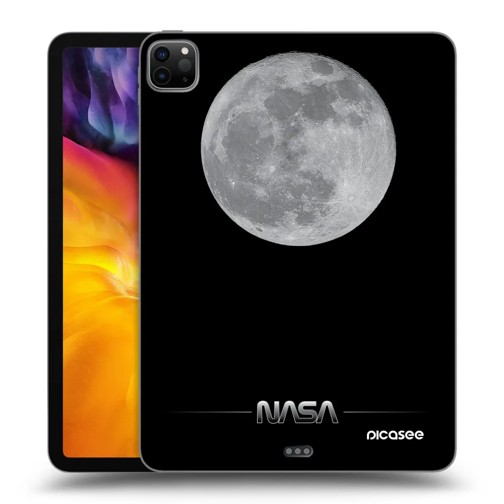 Picasee husă neagră din silicon pentru Apple iPad Pro 11" 2024 (7.gen.) - Moon Minimal