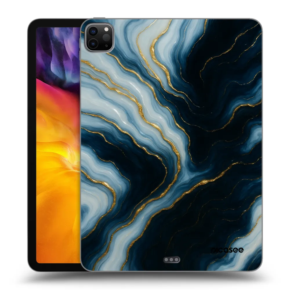 Picasee husă neagră din silicon pentru Apple iPad Pro 11" 2024 (7.gen.) - Luna