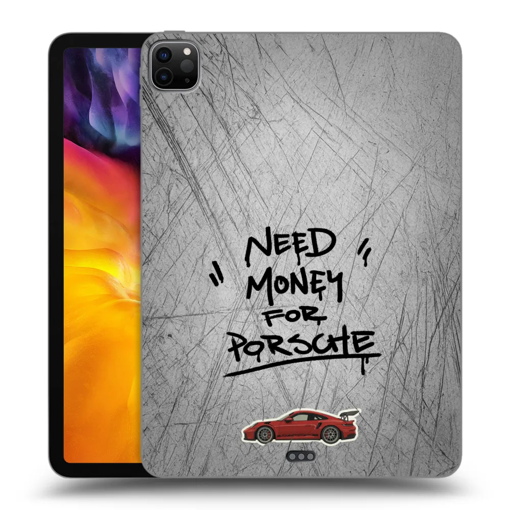 Picasee husă neagră din silicon pentru Apple iPad Pro 11" 2024 (7.gen.) - Grey Drift