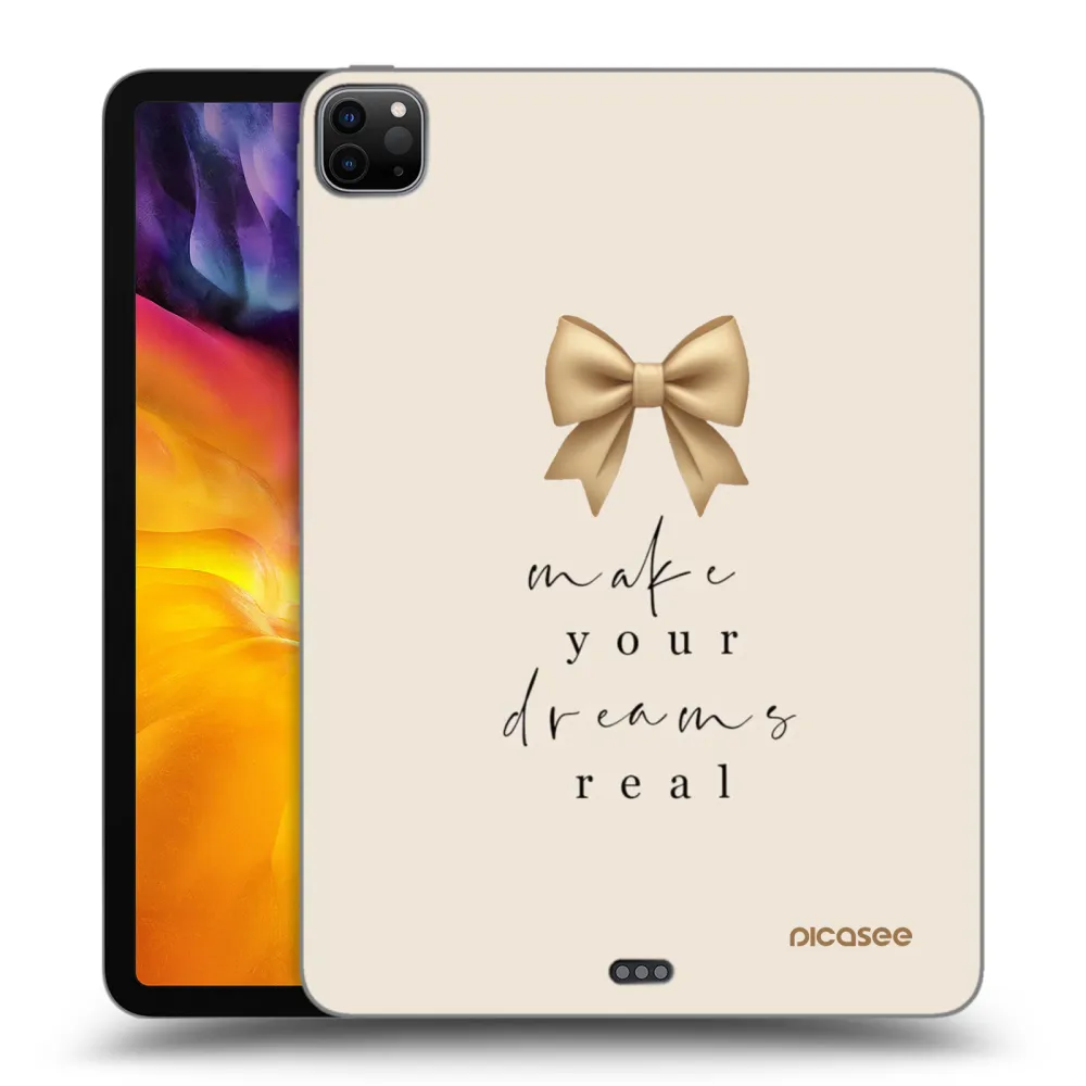 Picasee husă neagră din silicon pentru Apple iPad Pro 11" 2024 (7.gen.) - Golden Dream