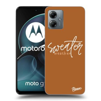 Husă pentru Motorola Moto G14 - Sweater weather