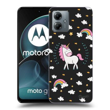 Husă pentru Motorola Moto G14 - Unicorn star heaven